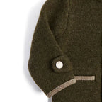 Children's clothing autumn winter British lamb wool children's coat baby windbreaker double-sided woolen single-breasted jacket