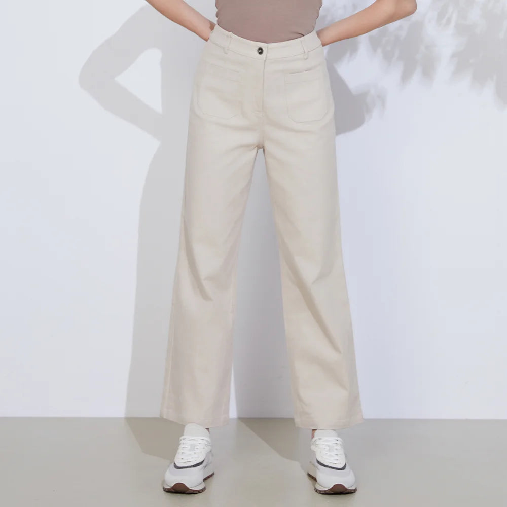K2250L Ladies Clothes Cotton Luxury Women's Clothing Casual Pants High Quality Long Trousers Designer Clothes