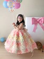 Rainbow Princ Skirt Girls Birthday Dr Fairy T Princ Dr Spring Summer New Arrival Children's Clothing
