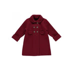 Girls Cashmere Tweed Coat 23 Fall And Winter New Fashion Double-sided Wool Coat Cotton Warm Long Girls Coat Children's Clothing