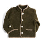 Children's clothing autumn winter British lamb wool children's coat baby windbreaker double-sided woolen single-breasted jacket