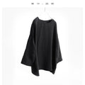 Plus-Size Women's Clothing~Hemp Long-Sleeved Shirt, Casual Sun-Protective Top, New Spring/Summer 2026 Style