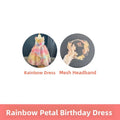 Rainbow Princ Skirt Girls Birthday Dr Fairy T Princ Dr Spring Summer New Arrival Children's Clothing