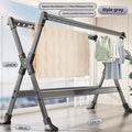 Floor-to-ceiling drying rack Aluminum alloy outdoor foldable free installation drying rack Children's clothing drying rack