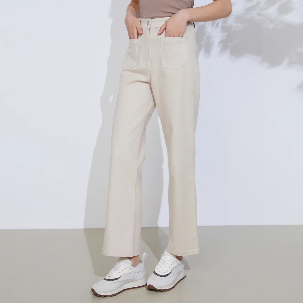 K2250L Ladies Clothes Cotton Luxury Women's Clothing Casual Pants High Quality Long Trousers Designer Clothes